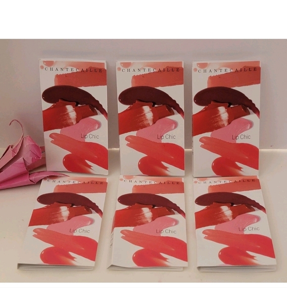 6 Cards CHANTECAILLE Lip Chic Carded Lipstick Samples Camellia, Tea Rose, Tuber - Picture 2 of 4